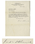 Franklin D. Roosevelt Letter Signed in Full, Franklin D. Roosevelt -- FDR Writes to His Physical Therapist in 1926 During the Launch of the Polio Treatment Facility at Warm Springs